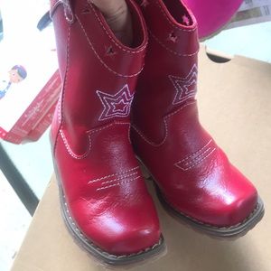 Like new Gymboree Red Cowboy Boots size 6
